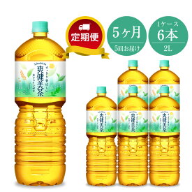 【ふるさと納税】定期便 5カ月　爽健美茶 2L×6本セット【お茶 ペットボトル 飲料 緑茶 定期便 5カ月 爽健美茶 2L×6本セット ノンカフェイン 1993年、爽やかさ、健やかさ、美しさをもたらしてくれる無糖茶というコンセプトで発売開始 神奈川県 海老名市 】