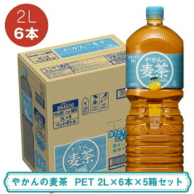【ふるさと納税】やかんの麦茶 PET 2L×6本×5箱セット ＜配送不可地域：北海道・九州・沖縄・離島＞ | コカ・コーラ ペットボトル 1ケース(6本) お茶 麦茶 むぎ茶 飲料 ドリンク