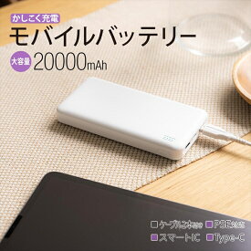 【ふるさと納税】 Owltech(オウルテック) モバイルバッテリー 大容量 安心の 20000mAh (ホワイト) 【 家電 スマホ 充電器 iphone 20000 mah 急速充電 対応 アンドロイド android アイフォン PSE適合 】【 ガジェット 海老名市 】