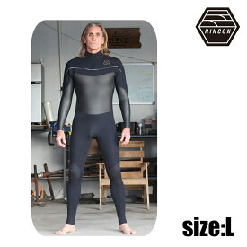 【ふるさと納税】ウエットスーツ RINCON 3/2mm icon-Shell-Light フルスーツ FALL/WINTER仕様 Lサイズ【シンプル　スタイル　大人に人気　RINCON　ブランド　初冬用 神奈川県 海老名市 】