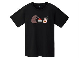 【ふるさと納税】モンベルTシャツ 南足柄市オリジナルデザイン(焚火)<ブラック>【Tシャツ 金太郎 クマ 焚火 ファッション カットソー カジュアル シンプル コーディネート ギフト プレ