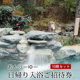 【ふるさと納税】おんりーゆー 日帰り入浴ご招待券 10枚セット【温泉 サウナ お風呂 結婚記念日 敬老の日 ギフト プレゼント 利用券 神奈川県 南足柄市 】