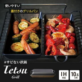 【ふるさと納税】グリルパン Tetsu Grill 鉄鍋 鉄 グリル 鍋 なべ 調理器具 キッチン用品 鉄製 アウトドア バーベキュー キャンプ BBQ 魚 肉 料理 調理 雑貨 日用品