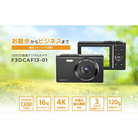 【ふるさと納税】デジタルカメラ 【訳あり/再生品】業務用 1300万画素 4K対応 F3DCAF13-01-AYASE 整備済み デジカメ 軽量 コンパクト 動画撮影 神奈川県綾瀬市