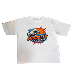 yӂ邳Ɣ[ŁzVc GOODHELP@Raging@Wave@T-shirt@white TVc T g 쒬