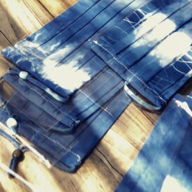 【ふるさと納税】大野山の藍染　洗って何度でも使える「布マスク」5枚セット【1496655】