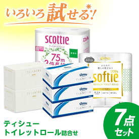 【ふるさと納税】K04 ティシュー・トイレットロール詰合せ 7点セット【日本製紙クレシア株式会社】開成町 トイレットペーパー トイレットロール ティッシュ ティッシュペーパー 日用品 国産 新生活 備蓄 防災 消耗品 生活用品 [BDAM026]
