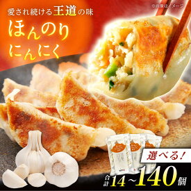 【ふるさと納税】【選べるパック数！】餃子屋ヒロの ほんのりにんにく餃子 14〜140個【餃子屋ヒロ】開成町 餃子 点心 惣菜 冷凍[BDAS005]