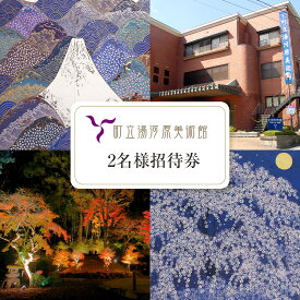 【ふるさと納税】湯河原町立美術館　ペア招待券 | 湯河原町 町立美術館 文化施設 アート鑑賞 観光 | 券 人気 おすすめ 送料無料
