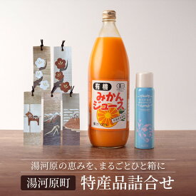 【ふるさと納税】湯河原町特産品詰め合わせ | 湯河原町 みかんジュース 木象嵌 しおり 温泉ミスト | 湯河原町 湯河原名産 みかんジュース 温泉ミスト 地元特産品 ふるさと納税 人気 おすすめ 送料無料