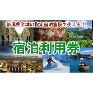 【ふるさと納税】【宿泊利用券】新潟県内の指定宿泊施設で使える!3,000円分〜30,000円分 全5種類 | 旅行券 宿泊券 旅行 宿泊 トラベル 体験 チケット 予約 観光 温泉 ホテル 旅館