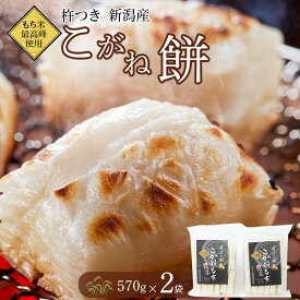 【ふるさと納税】もちごめ最高峰使用☆杵つき新潟産こがね餅（570g×2袋）