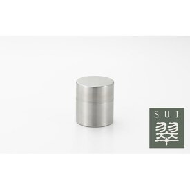 【ふるさと納税】翠　ステンレス茶筒（小） | キッチン用品 調理器具 人気 おすすめ 送料無料
