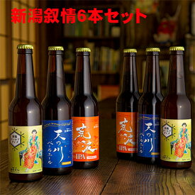 【ふるさと納税】沼垂ビール「新潟叙情6本セット」　【お酒・地ビール】