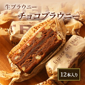 【ふるさと納税】生ブラウニー　チョコブラウニー（12本入り）