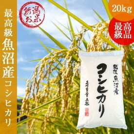 【ふるさと納税】令和7年産 新潟コシヒカリ20kg(5kg×4) 新米 こしひかり 精米