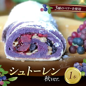 【ふるさと納税】「世界一のシュトーレン・秋バージョン」 お菓子 洋菓子 伝統菓子 シュトーレン 新潟市　お届け：2026年9月上旬～10月下旬