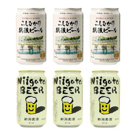 【ふるさと納税】新潟クラフトビール2種飲み比べ6本セット（エチゴビール、新潟麦酒）　お取り寄せ ギフト 贈り物 新潟市