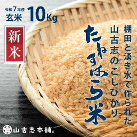 【ふるさと納税】米 10kg 玄米 コシヒカリ 新潟 令和7年 新米 G3-7G10旧山古志村のこしひかり「たねすはら米」玄米10kg（新潟県産コシヒカリ）