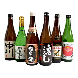 【ふるさと納税】日本酒 飲み比べ 新潟 C1-83越後キレの辛口飲み比べセット　720ml×6本