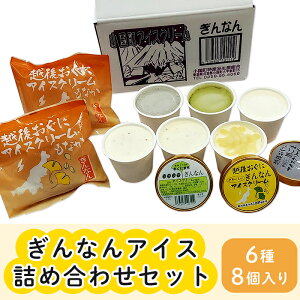【ふるさと納税】16-02Aぎんなんアイス詰め合わせセット