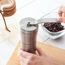 【ふるさと納税】【010P031】[MILLUセラミックス] 手動 ステンレスコーヒーミル