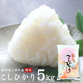 【ふるさと納税】[数量限定] 新潟県三条市産コシヒカリ5kg R8産米 新潟県三条市産 精米 こしひかり [外山敏雄商店]【013S171】