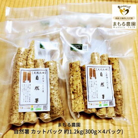 【ふるさと納税】先行予約 自然薯 カットパック 約1.2kg(300g×4パック) 山芋 とろろご飯に じねんじょ [まもる農園] 【012P048】