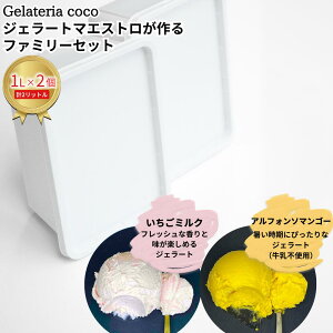 yӂ邳Ɣ[ŁzWF[g}GXgt@~[Zbg 1L×2 v2L[~NEAtH\}S[] WF[g ACX e t@~[pbN Ysgp [Gelateria coco]y0
