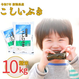 【ふるさと納税】 新潟県産 こしいぶき 5kg・10kg 選べる配送回数（1・3回）令和7年産 米 [株式会社白熊]【016S008】