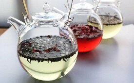 【ふるさと納税】耐熱ガラス製ティーポット「まんまるポット」1.0L 4〜5杯分【 急須 新潟県 柏崎市 】