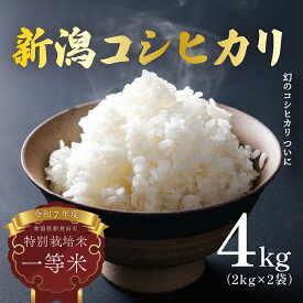 【ふるさと納税】 【発送日がわかる！】米 コシヒカリ 特別栽培米 従来 クラシック 2kg × 2袋 4kg 選べる 発送月 発送日 令和7年産 7年産 新米 新潟県産 お米 白米 ご飯 精米 玄米 酵素 玄米 玄米食 おにぎり 弁当 個包装 小分け 星野農園 新潟県 新発田市 hoshino003