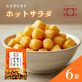 【ふるさと納税】あられ おかき ホットサラダ 6袋セット 米菓 竹内製菓 | おかき あられ おやつ お菓子 おつまみ つまみ 人気 おすすめ お取り寄せ 贈り物 ギフト 差し入れ 新潟県 小千谷市 【0002-0435SV01-01】
