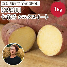 【ふるさと納税】【家庭用】シルクスイート （A品・B品混在） 選べる 「1kg」 or 「4.5kg」 新潟県加茂市七谷産 さつまいも《順次発送》 サツマイモ お芋 焼き芋 スイートポテト 野菜 根菜 低温熟成 加茂市 YAGOROU ヤゴロウ