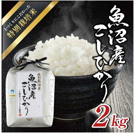【ふるさと納税】令和7年産 魚沼産 コシヒカリ 特別栽培米 2kg 米 こしひかり お米 コメ 新潟 魚沼 魚沼産 白米 送料無料 新潟県産 精米 産直 産地直送 契約農家 お取り寄せ 魚沼三昧 川治米店 新潟県 十日町市 もちもち 　お届け：寄附確認後、順次発送