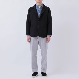 【ふるさと納税】メンズ　テーラードジャケット ブラック or 濃紺 / S~M or L~LL（F-04）