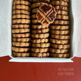 【ふるさと納税】 BONJOUR KUCHIBUE バタークッキー缶 約40枚入り ギフト お取り寄せ 贈り物 ご褒美 ティータイム 詰め合わせ 手土産 新潟県 見附市 スイーツ バター味 送料無料 クッキー おかし お菓子 贈り物 可愛い かわいい Monsieur Martin KUHEN