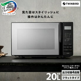 【ふるさと納税】 ツインバード ibistory ミラーガラスフラット電子レンジ DR-4259B 電子レンジ レンジ フラットタイプ ヘルツフリー ミラーガラス おしゃれ シンプル スタイリッシュ キッチン家電 調理家電 家電 TWINBIRD 新潟県 燕市 燕三条