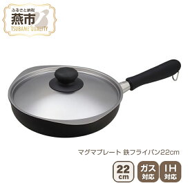 【ふるさと納税】柳宗理デザイン マグマプレート 鉄フライパン22cm【 フライパン IH 鍋 キッチン ガス キッチン用品 燕三条 新潟県 燕市 】