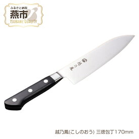 【ふるさと納税】越乃鳳(こしのおう) 三徳包丁170mm【 コバルト合金 包丁17cm キッチン用品 燕三条 新潟県 燕市 】