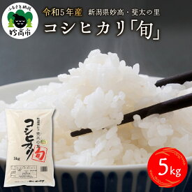 【ふるさと納税】【令和5年産米】新潟県 妙高 産 斐太の里 コシヒカリ「旬」5kg 【発送時期が選べる】艶 香り 粘り 甘み 低温倉庫保管