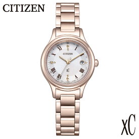 【ふるさと納税】【CITIZEN】 XC(クロスシー) ES9497-96A / シチズン 腕時計 女性 サン＆ムーン機能 電波時計 エコ・ドライブ 防水 ソーラー メーカー保証 ビジネス プレゼント お祝い シンプル 新潟県 妙高市