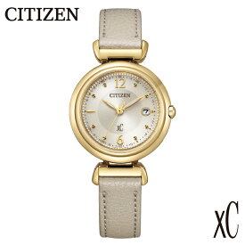 【ふるさと納税】【CITIZEN】 XC(クロスシー) ES9463-04A / シチズン 腕時計 女性 ウィメンズ レディース 電波時計 ゴールド エコ・ドライブ 防水 ソーラー メーカー保証 ビジネス プレゼント お祝い シンプル 新潟県 妙高市