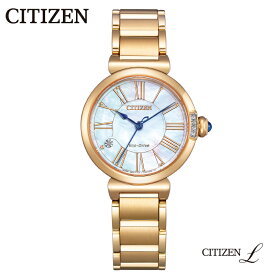 【ふるさと納税】【CITIZEN】 シチズンL EM1063-89D / シチズン 腕時計 女性 レディース ウィメンズ ゴールド ダイヤモンド エコ・ドライブ 防水 ソーラー メーカー保証 ビジネス プレゼント お祝い シンプル 新潟県 妙高市