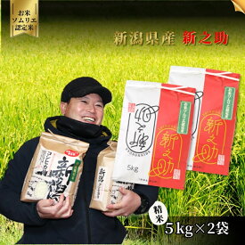 【ふるさと納税】 令和7年産 米 10kg ( 5kg × 2袋 ) 五泉市産 新之助 お米ソムリエのお米 | 白米 精米 しんのすけ お米 おこめ コメ 新潟県 五泉市 エバーグリーン農場