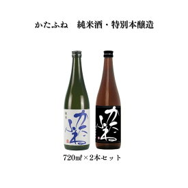 【ふるさと納税】日本酒 かたふね 純米酒・特別本醸造 720mlセット 酒 アルコール セット プレゼント ギフト 新潟　お届け：準備でき次第、順次発送致します。