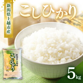 【ふるさと納税】新潟県上越市産 コシヒカリ 5kg 5キロ こしひかり お米 精米 ご飯　お届け：2026年2月上旬～8月下旬