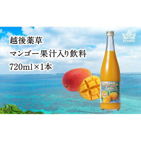 【ふるさと納税】アルフォンソマンゴーを使用したマンゴー果汁入飲料　1本