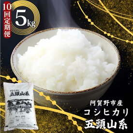 【ふるさと納税】【令和7年産】「米屋のこだわり阿賀野市産」≪10回定期便≫コシヒカリ5kg×10回 新潟県 阿賀野市 五頭山系 米 こめ コメ 白米 精米 かたぎり