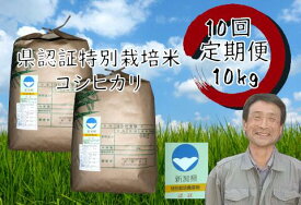 【ふるさと納税】【10回定期便】新潟県認証！特別栽培米 コシヒカリ 10kg